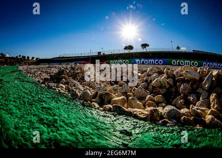 Atmosphère, illustration, graphiques, piste, Pendant la Formule 1 Heineken Grande Prémio de Portugal 2020, Grand Prix portugais, du 23 au 25 octobre 2020 sur l'Autódromo Internacional do Algarve, à Portimão, Algarve, Portugal - photo Paulo Maria / DPPI Banque D'Images