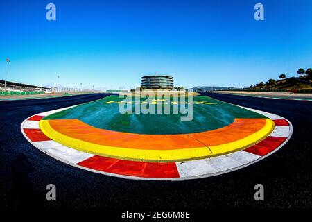 Atmosphère, illustration, graphiques, piste, Pendant la Formule 1 Heineken Grande Prémio de Portugal 2020, Grand Prix portugais, du 23 au 25 octobre 2020 sur l'Autódromo Internacional do Algarve, à Portimão, Algarve, Portugal - photo Paulo Maria / DPPI Banque D'Images