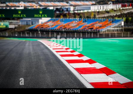 Trottoir, vibreur, piste, illustration pendant le Grand Prix de Formule 1 DHL Turquie 2020, du 13 au 15 novembre 2020 sur le Parc Intercity Istanbul, à Tuzla, près d'Istanbul, Turquie - photo Antonin Vincent / DPPI Banque D'Images