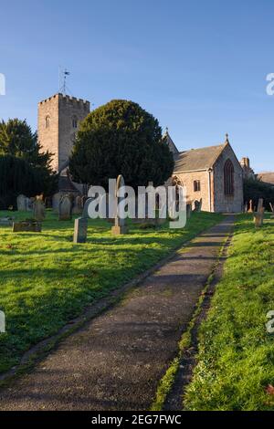 Église Saint Michael et All Angels dans le village de Bampton, Devon, Angleterre. Banque D'Images