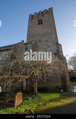 Église Saint Michael et All Angels dans le village de Bampton, Devon, Angleterre. Banque D'Images