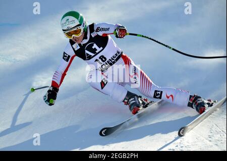 Elisabeth GOERGL aura 40 ans le 20 février 2021, Elisabeth GOERGL, AUT, action, en descente. Coupe du monde de ski, super combinaison pour femmes à Altenmarkt Zauchensee, ski alpin, 01/17/2009. Â | utilisation dans le monde entier Banque D'Images