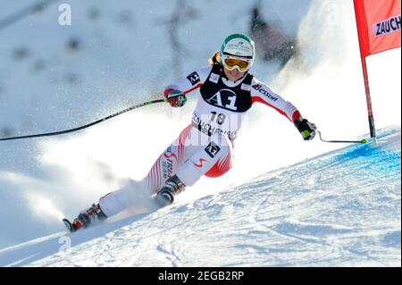 Elisabeth GOERGL aura 40 ans le 20 février 2021, Elisabeth GOERGL, AUT, action, en descente. Coupe du monde de ski, super combinaison pour femmes à Altenmarkt Zauchensee, ski alpin, 01/17/2009. Â | utilisation dans le monde entier Banque D'Images