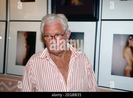 David Hamilton, britischer Kunstfotograf und Filmemacher, à Saint-Tropez, Frankreich 1999. Photographe et réalisateur britannique David Hamilton à Saint Tropez, France 1999. Banque D'Images