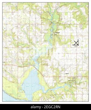 Magnolia Springs, Alabama, carte 1980, 1:24000, États-Unis d'Amérique par Timeless Maps, données U.S. Geological Survey Banque D'Images