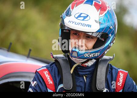 VEIBY Ole Christian (NOR), Hyundai i20 R5, Hyundai Motorsport N WRC 2, portrait lors du Rallye 2020 Estonie, 4e manche du Championnat FIA WRC 2020 du 4 au 6 septembre 2020 à Tartu, Tartu County en Estonie - photo François Flamand / DPPI Banque D'Images