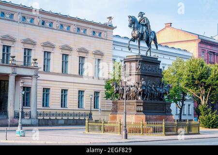 Friedrich II, König von Preussen à Berlin Banque D'Images