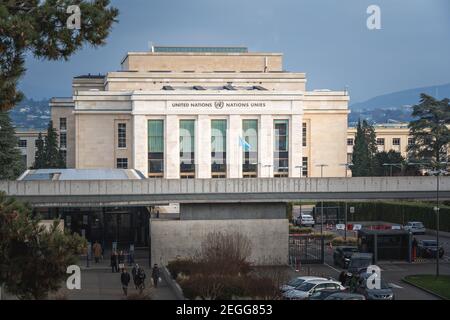 Palais des Nations - Office des Nations Unies - Genève, Suisse Banque D'Images