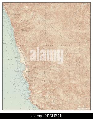 Cape San Martin, Californie, carte 1949, 1:24000, États-Unis d'Amérique par Timeless Maps, données U.S. Geological Survey Banque D'Images