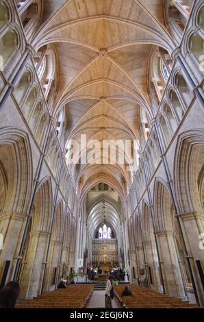 LONDRES, ANGLETERRE - MAI 26 : intérieur de la cathédrale de Southwark ou de la Collégiale de Saint-Sauveur et de Sainte-Marie-Overie à Southwark, sur la rive sud du Banque D'Images