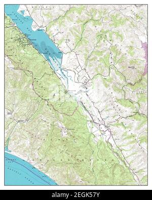 Inverness, Californie, carte 1954, 1:24000, États-Unis d'Amérique par Timeless Maps, données U.S. Geological Survey Banque D'Images