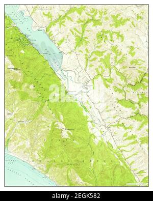 Inverness, Californie, carte 1954, 1:24000, États-Unis d'Amérique par Timeless Maps, données U.S. Geological Survey Banque D'Images