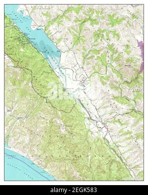 Inverness, Californie, carte 1954, 1:24000, États-Unis d'Amérique par Timeless Maps, données U.S. Geological Survey Banque D'Images