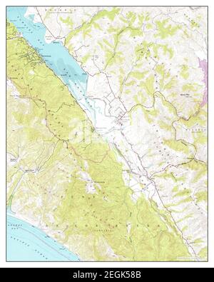 Inverness, Californie, carte 1954, 1:24000, États-Unis d'Amérique par Timeless Maps, données U.S. Geological Survey Banque D'Images