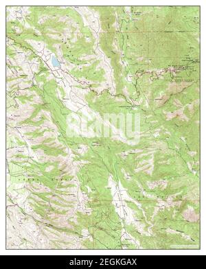 Lick Observatory, Californie, carte 1955, 1:24000, États-Unis d'Amérique par Timeless Maps, données U.S. Geological Survey Banque D'Images