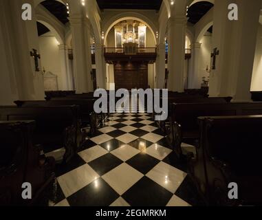 PANAMA CITY, PANAMA - VERS JUIN 2019 - Cathédrale de Panama City, sortie, Casco viejo Panama City Banque D'Images