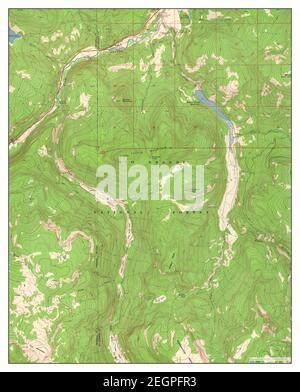 Réservoir de Beaver Creek, Colorado, carte 1967, 1:24000, États-Unis d'Amérique par Timeless Maps, données U.S. Geological Survey Banque D'Images