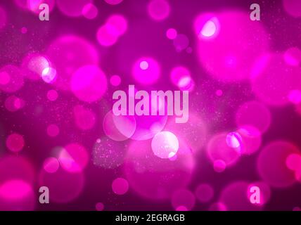 Rose abstrait brillant bokeh lumière douce fond d'écran Banque D'Images