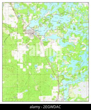 Inverness, Floride, carte 1954, 1:24000, États-Unis d'Amérique par Timeless Maps, données U.S. Geological Survey Banque D'Images