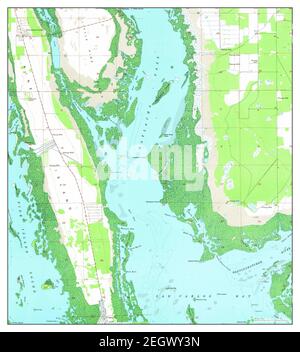 Pine Island Center, Floride, carte 1958, 1:24000, États-Unis d'Amérique par Timeless Maps, données U.S. Geological Survey Banque D'Images