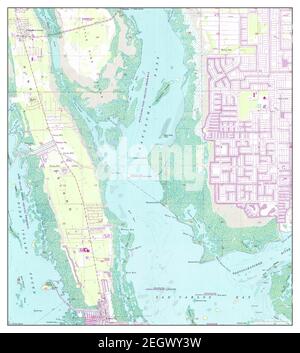 Pine Island Center, Floride, carte 1958, 1:24000, États-Unis d'Amérique par Timeless Maps, données U.S. Geological Survey Banque D'Images