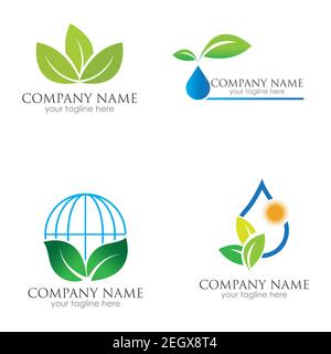 go green logo symbole illustration modèle de conception de vecteur Illustration de Vecteur