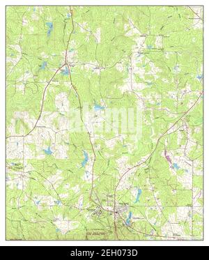 Warm Springs, Géorgie, carte 1971, 1:24000, États-Unis d'Amérique par Timeless Maps, données U.S. Geological Survey Banque D'Images