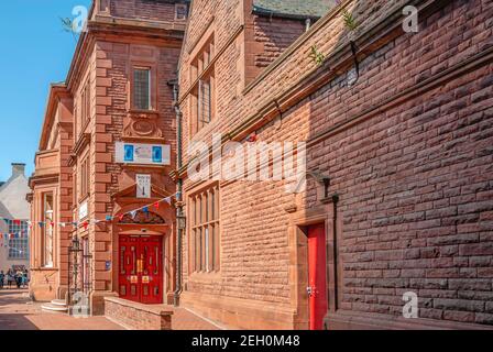 Le musée et la galerie d'art de Tullie House est un musée situé à Carlisle, en Cumbria, en Angleterre Banque D'Images