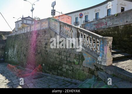 Napoli - Scalinata di San Martino Banque D'Images