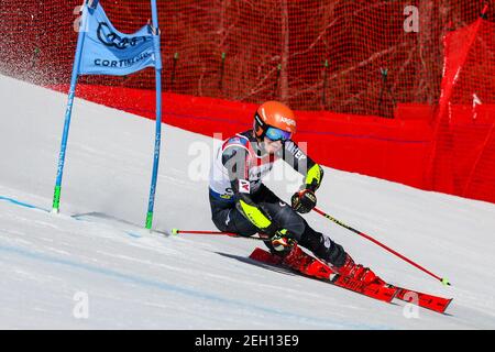 Labirinti, Cortina (BL), Italie. 19 février 2021. Filip ZUBCICH (CRO) pendant les Championnats du monde DE SKI alpin 2021 de FIS - Slalom géant - hommes, course de ski alpin - photo Luca Tedeschi/LM crédit: LiveMedia/Alay Live News Banque D'Images