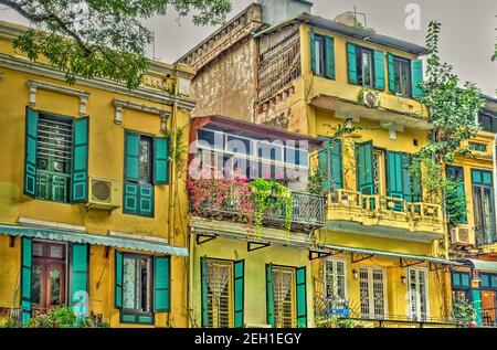 Vieux Hanoï, Vietnam Banque D'Images