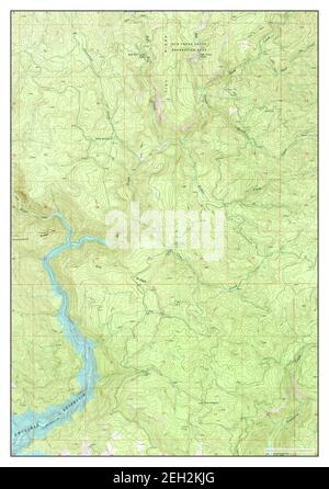 Elk Creek Falls, Idaho, carte 1969, 1:24000, États-Unis d'Amérique par Timeless Maps, données U.S. Geological Survey Banque D'Images