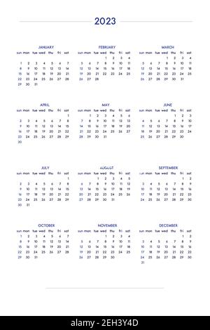 Fond d écran ordinateur calendrier 2023