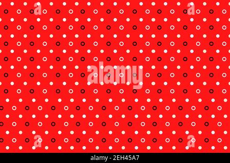 points rouges résumé ou illustration, arrière-plan, texture Banque D'Images