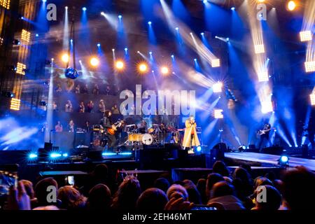 Wroclaw décembre 31 2019 concert de la Saint-Sylvestre d'Ewa Farna Banque D'Images