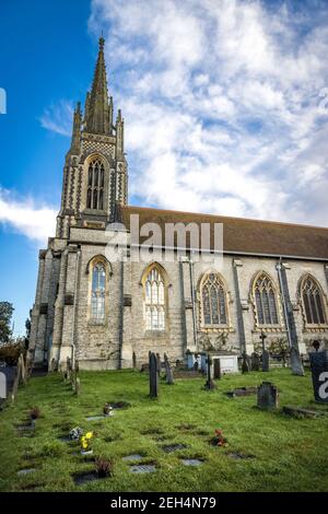 Église de la Toussaint, Marlow, Angleterre Banque D'Images