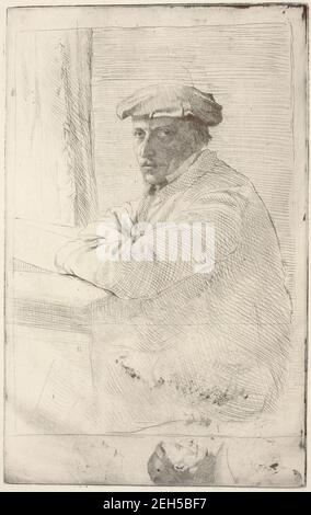 L'Engraver Joseph Tourny (le graveur Joseph Tourny), 1857. Banque D'Images