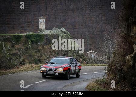 118 VIET Bruno (FRA), VIET Jean-Baptiste (FRA), CITROEN CX 2400 GTI, 1978, RCVHS, action pendant le Rallye Monte Carlo Historique 2020 de janvier 30 à février 4 1 à Monaco - photo Alexandre Guillaumot / DPPI Banque D'Images