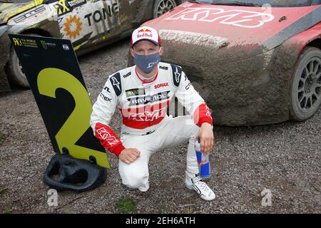 EKSTROM Mattias (SWE) KYB Team JC (SWE), Audi S1, portrait pendant le Capitalbox World RX de Finlande, 4ème tour du Championnat du monde de la FIA 2020, FIA WRX, du 29 au 30 août 2020 sur le Tykkimaki, à Kouvola, Finlande - photo Paulo Maria / DPPI Banque D'Images