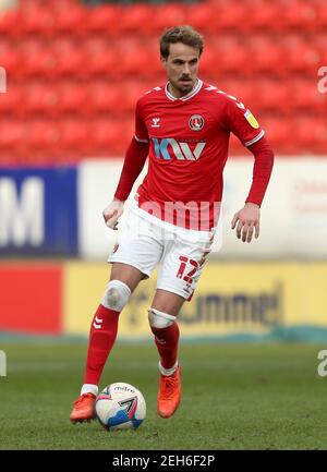 Photo du dossier datée du 13-02-2021 de Charlton Athletic's Andrew Shinnie. Date de publication : vendredi 19 février 2021. Banque D'Images