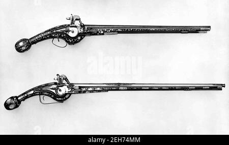 Wheellock Pistol, français, env. 1600-1610. Banque D'Images