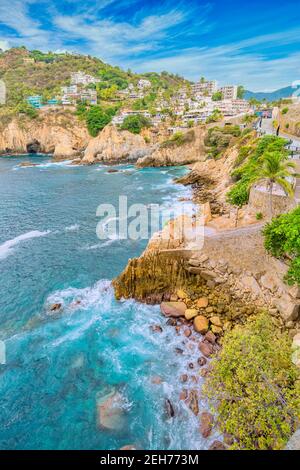 Côte à Acapulco, Guerrero, Mexique Banque D'Images