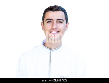 Homme arabe portant des vêtements traditionnels Banque D'Images