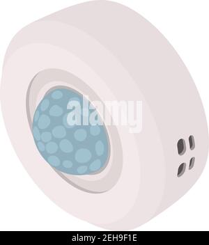 Icône du capteur de mouvement de sécurité. Isométrique de l'icône de vecteur de capteur de mouvement de sécurité pour la conception de sites Web isolée sur fond blanc Illustration de Vecteur
