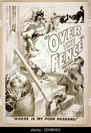 Au cours de la clôture par Owen Davis. Banque D'Images