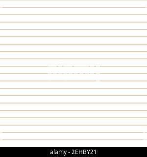 Papier quadrillé. Arrière-plan abstrait rayé avec lignes horizontales de couleur. Motif géométrique sans couture pour l'école, le papier peint, les textures et le bloc-notes. Papier ligné Illustration de Vecteur