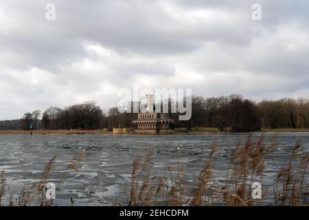 Église du Rédempteur sur la Havel, Sacrow Banque D'Images