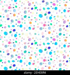 Pois aléatoires sans couture Illustration de Vecteur