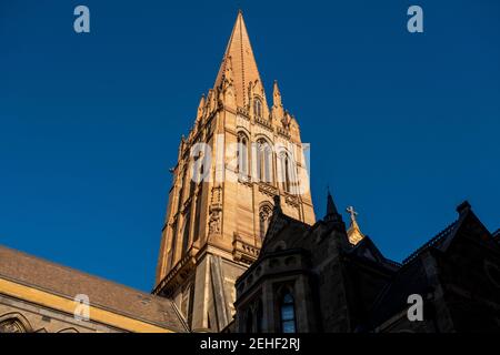 Cathédrale Saint-Paul Melbourne, Victoria, Australie. Banque D'Images