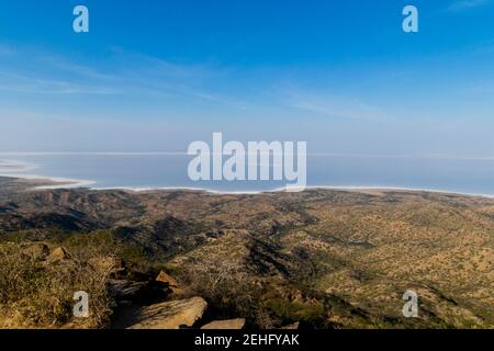 Collines de Kalo Dungar à Kutch Banque D'Images